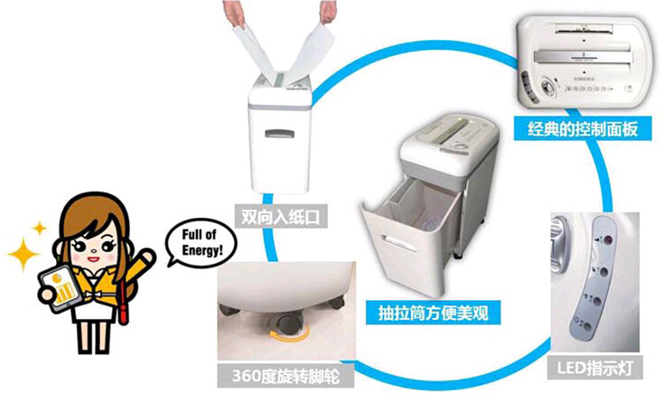 震旦AS068CD碎紙機(jī)功能 震旦AS068CD碎紙機(jī)功能