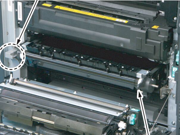 柯尼卡美能達C650轉印帶更換步驟6