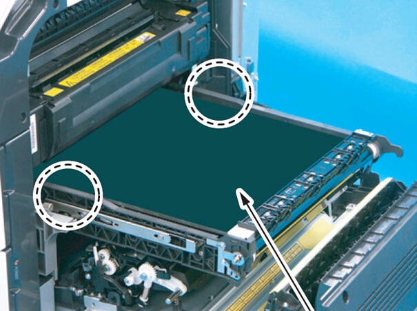 柯尼卡美能達C650轉印帶更換步驟7