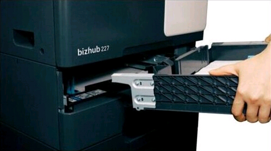 柯尼卡美能達bizhub287復印機可拆卸紙盒設計 柯尼卡美能達bizhub287復印機可拆卸紙盒設計