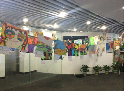 2015年柯尼卡美能達特殊兒童繪畫現(xiàn)場作品展示
