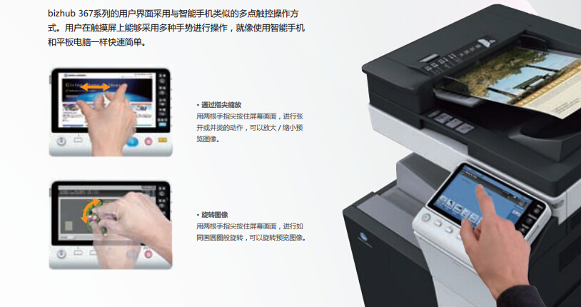 柯尼卡美能達287多點觸控設(shè)計-科頤辦公 柯尼卡美能達287多點觸控設(shè)計-科頤辦公